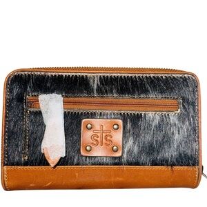 STS Ranchwear by Carroll Hair-On Leather Wallet
